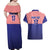 Custom Croatia Football Couples Matching Off Shoulder Maxi Dress and Hawaiian Shirt Sporty Style