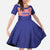 Custom Croatia Football Family Matching Long Sleeve Bodycon Dress and Hawaiian Shirt Sporty Style
