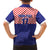 Custom Croatia Football Family Matching Off Shoulder Short Dress and Hawaiian Shirt Sporty Style