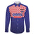 Custom Croatia Football Family Matching Off Shoulder Short Dress and Hawaiian Shirt Sporty Style