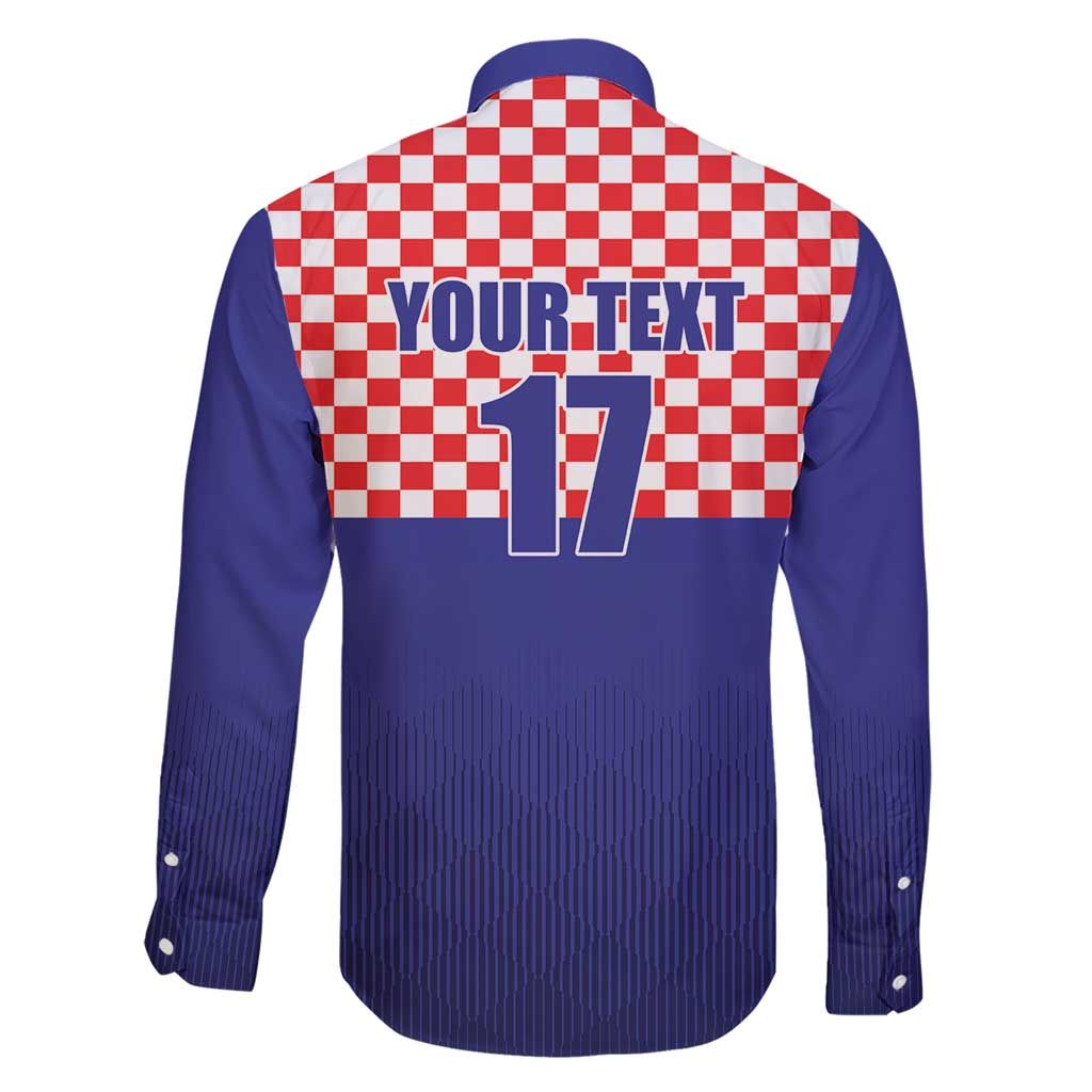 Custom Croatia Football Family Matching Short Sleeve Bodycon Dress and Hawaiian Shirt Sporty Style