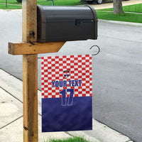 Custom Croatia Football Garden Flag Sporty Style