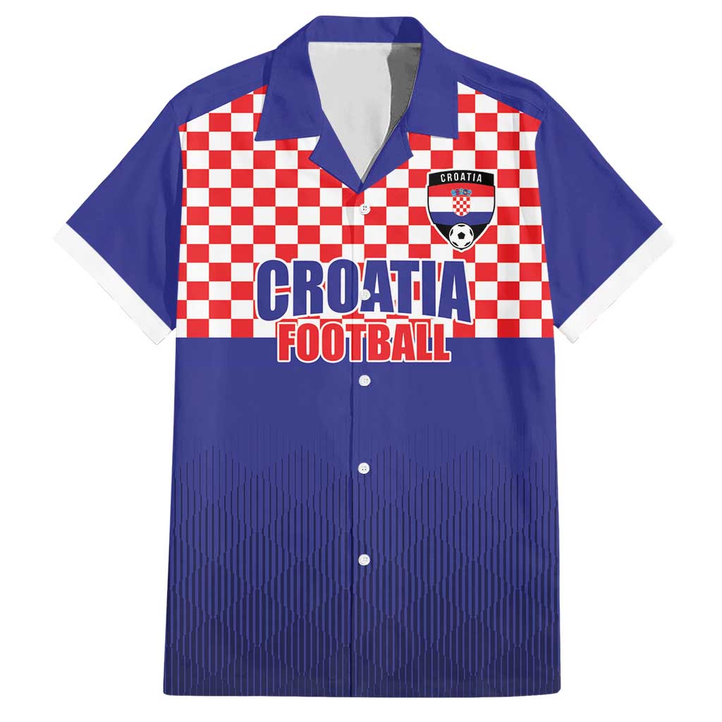 Custom Croatia Football Hawaiian Shirt Sporty Style