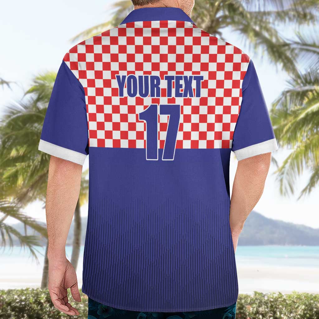 Custom Croatia Football Hawaiian Shirt Sporty Style