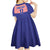 Custom Croatia Football Kid Short Sleeve Dress Sporty Style