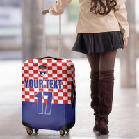Custom Croatia Football Luggage Cover Sporty Style