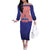 Custom Croatia Football Off The Shoulder Long Sleeve Dress Sporty Style