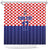 Custom Croatia Football Shower Curtain Sporty Style