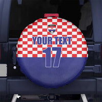 Custom Croatia Football Spare Tire Cover Sporty Style