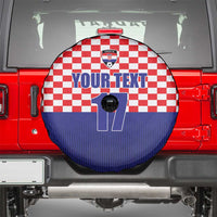 Custom Croatia Football Spare Tire Cover Sporty Style