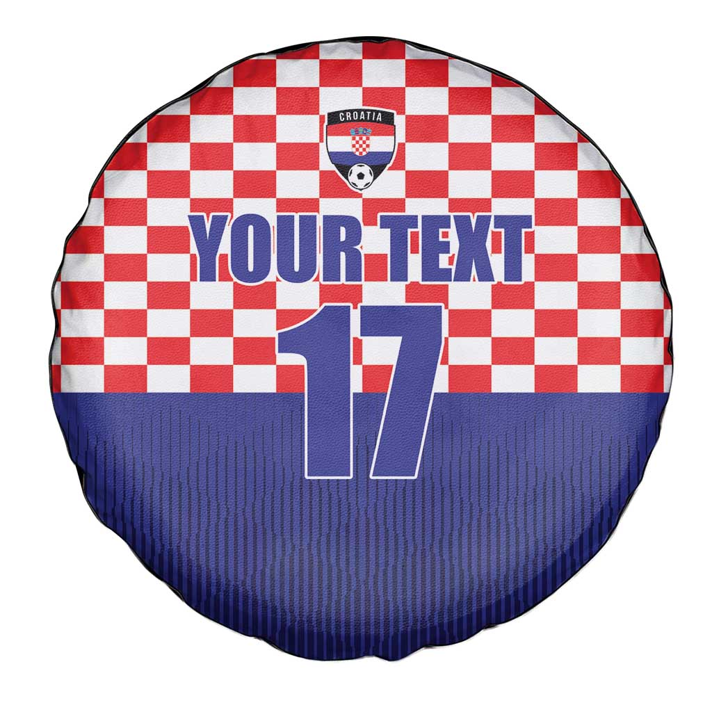 Custom Croatia Football Spare Tire Cover Sporty Style