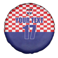 Custom Croatia Football Spare Tire Cover Sporty Style