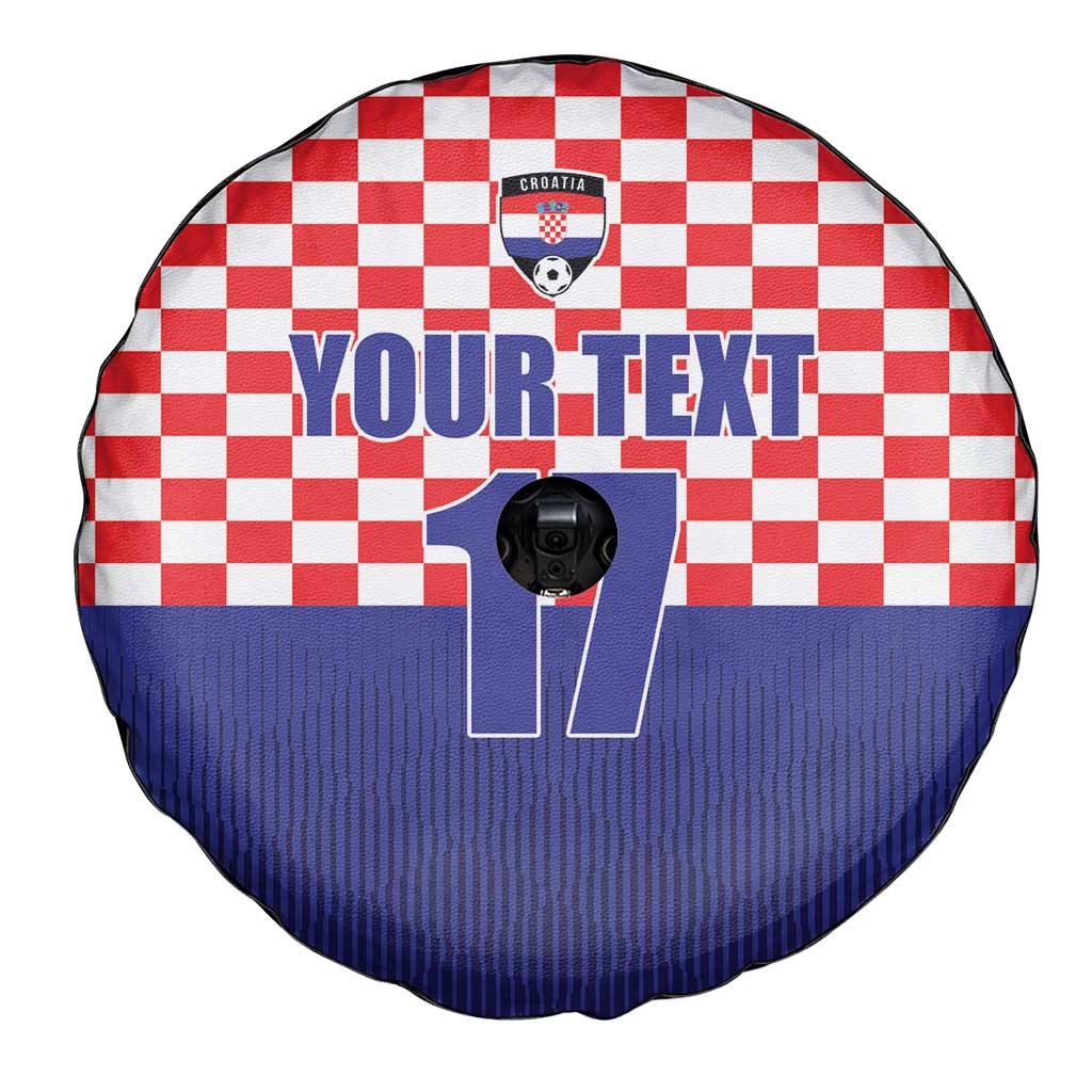 Custom Croatia Football Spare Tire Cover Sporty Style