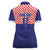 Custom Croatia Football Women Polo Shirt Sporty Style