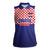 Custom Croatia Football Women Sleeveless Polo Shirt Sporty Style
