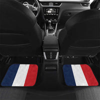 French American Heritage Month Car Mats Flag Style with USA Eagle and Eiffel Tower