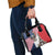 French American Heritage Month Shoulder Handbag Flag Style with USA Eagle and Eiffel Tower