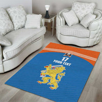 Netherlands Field Hockey Custom Area Rug Sporty Style