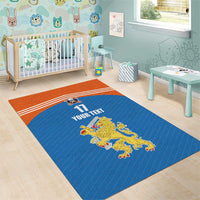 Netherlands Field Hockey Custom Area Rug Sporty Style