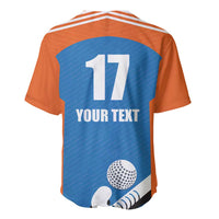 Netherlands Field Hockey Custom Baseball Jersey Sporty Style