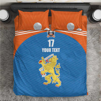 Netherlands Field Hockey Custom Bedding Set Sporty Style