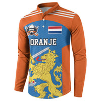 Netherlands Field Hockey Custom Button Sweatshirt Sporty Style