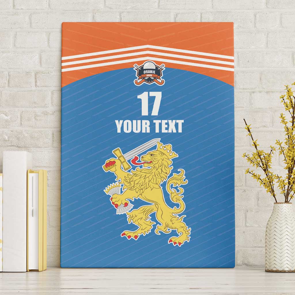 Netherlands Field Hockey Custom Canvas Wall Art Sporty Style
