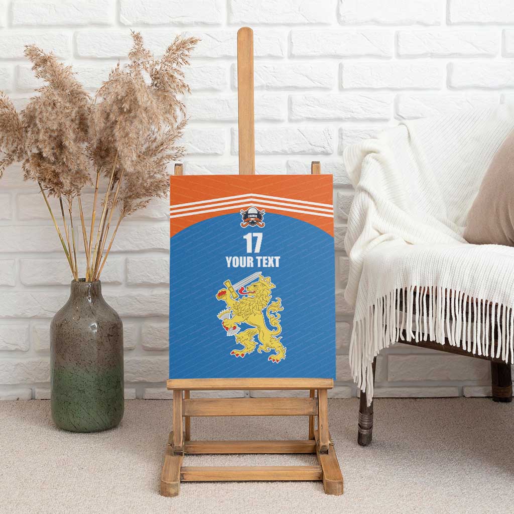 Netherlands Field Hockey Custom Canvas Wall Art Sporty Style
