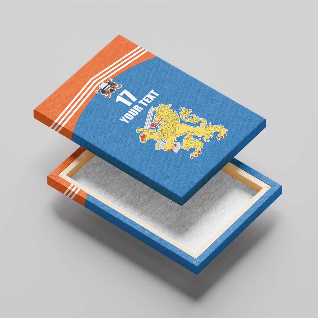 Netherlands Field Hockey Custom Canvas Wall Art Sporty Style