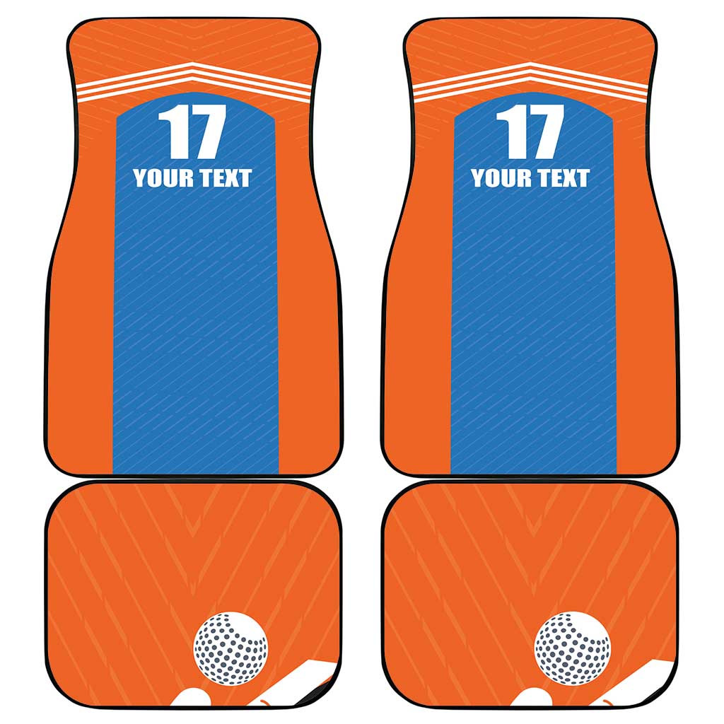 Netherlands Field Hockey Custom Car Mats Sporty Style