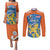 Netherlands Field Hockey Custom Couples Matching Puletasi and Long Sleeve Button Shirt Sporty Style