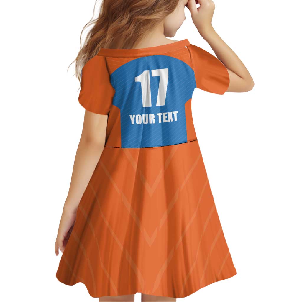 Netherlands Field Hockey Custom Family Matching Long Sleeve Bodycon Dress and Hawaiian Shirt Sporty Style