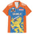Netherlands Field Hockey Custom Family Matching Long Sleeve Bodycon Dress and Hawaiian Shirt Sporty Style