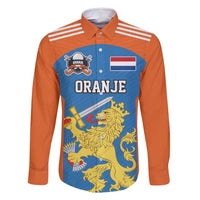 Netherlands Field Hockey Custom Family Matching Long Sleeve Bodycon Dress and Hawaiian Shirt Sporty Style