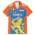 Netherlands Field Hockey Custom Family Matching Mermaid Dress and Hawaiian Shirt Sporty Style