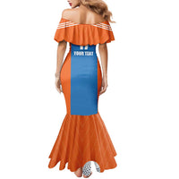 Netherlands Field Hockey Custom Family Matching Mermaid Dress and Hawaiian Shirt Sporty Style
