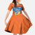 Netherlands Field Hockey Custom Family Matching Off The Shoulder Long Sleeve Dress and Hawaiian Shirt Sporty Style