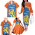 Netherlands Field Hockey Custom Family Matching Off The Shoulder Long Sleeve Dress and Hawaiian Shirt Sporty Style