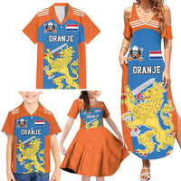 Netherlands Field Hockey Custom Family Matching Summer Maxi Dress and Hawaiian Shirt Sporty Style