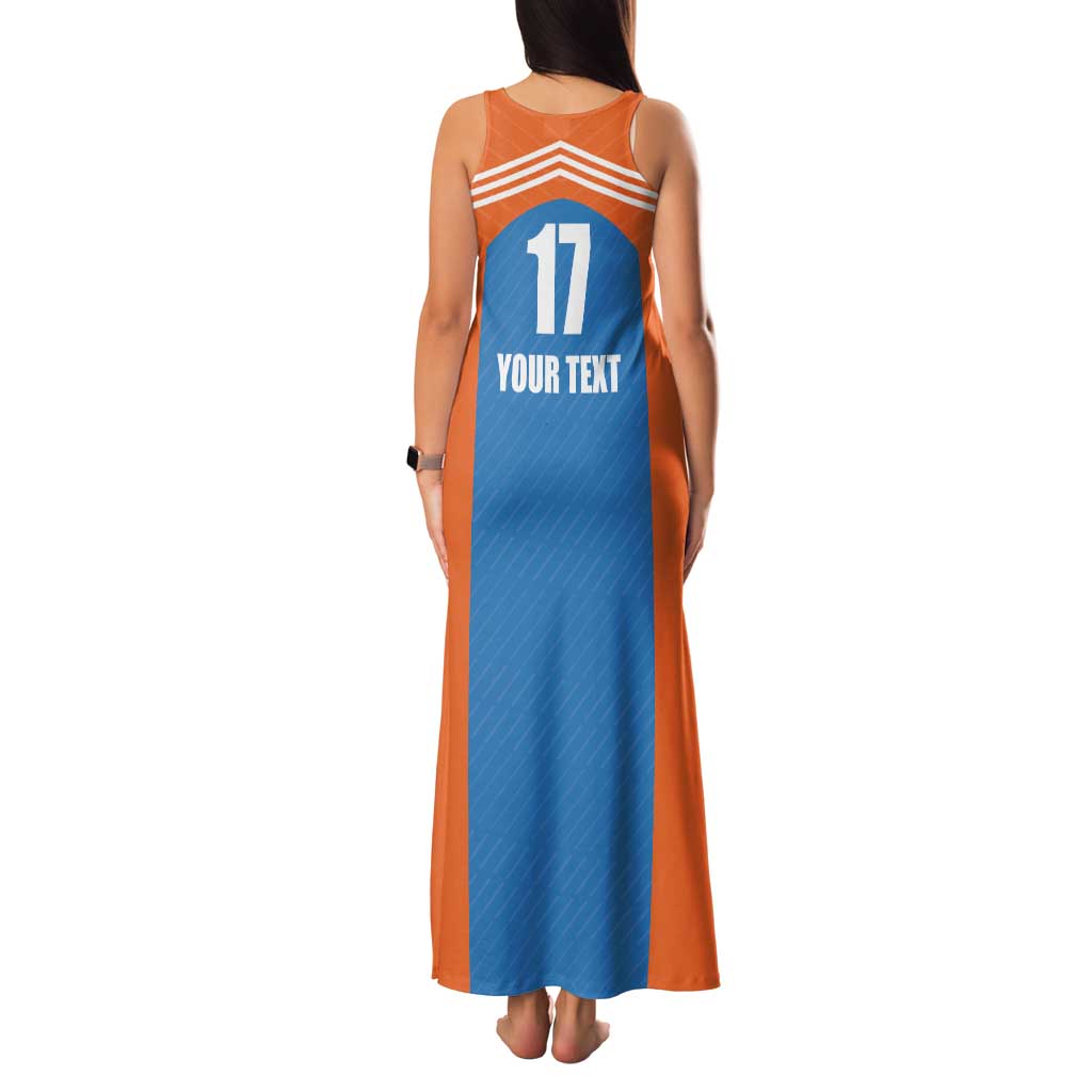 Netherlands Field Hockey Custom Family Matching Tank Maxi Dress and Hawaiian Shirt Sporty Style