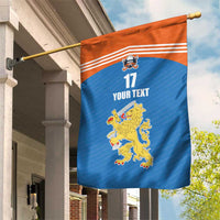 Netherlands Field Hockey Custom Garden Flag Sporty Style