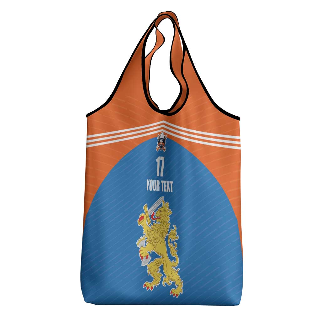 Netherlands Field Hockey Custom Grocery Bag Sporty Style