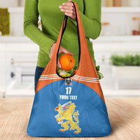 Netherlands Field Hockey Custom Grocery Bag Sporty Style