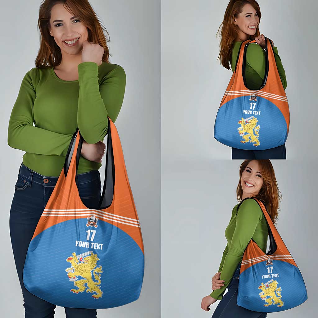 Netherlands Field Hockey Custom Grocery Bag Sporty Style