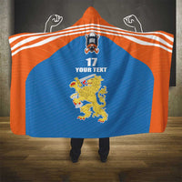 Netherlands Field Hockey Custom Hooded Blanket Sporty Style