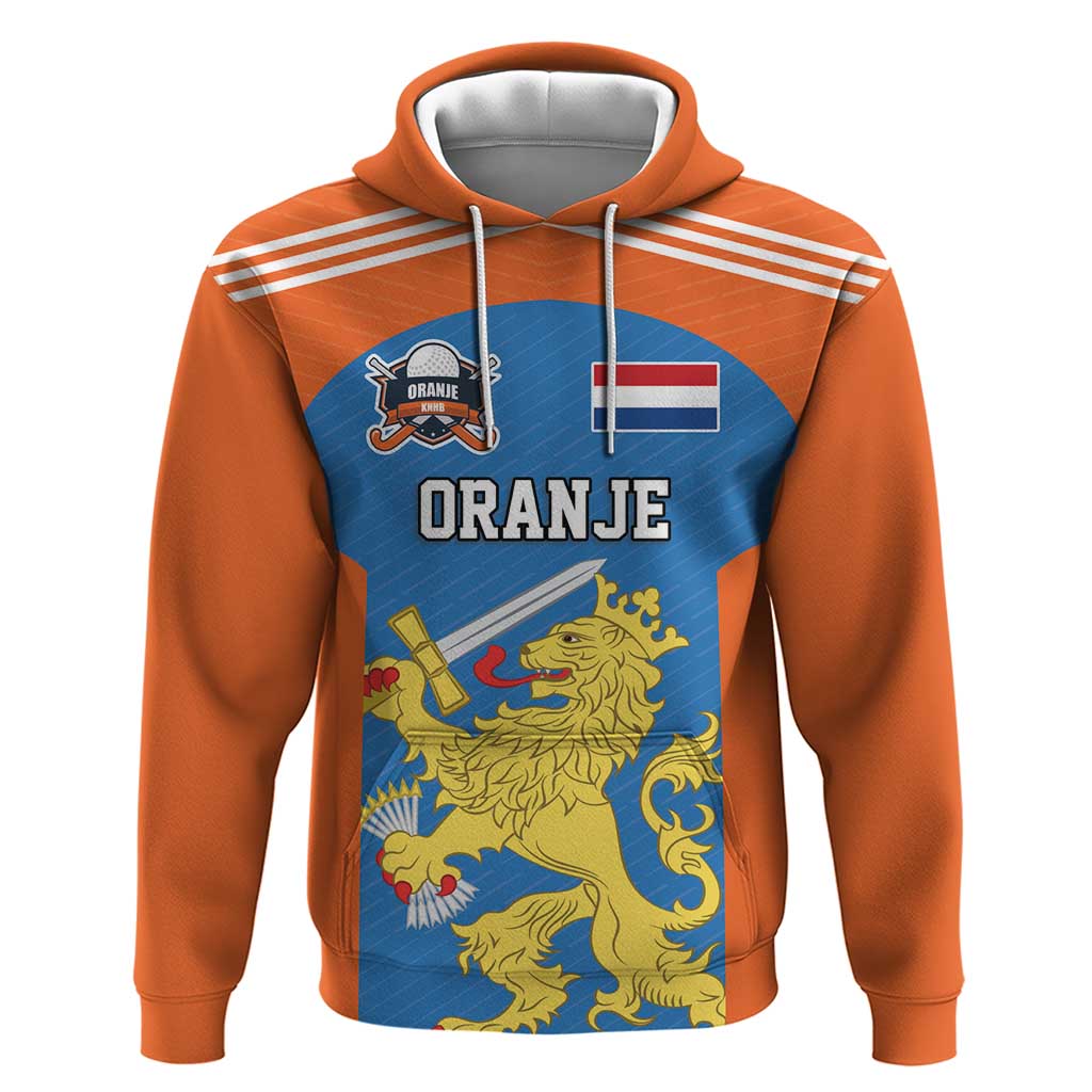 Netherlands Field Hockey Custom Hoodie Sporty Style
