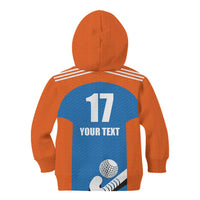 Netherlands Field Hockey Custom Kid Hoodie Sporty Style