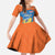 Netherlands Field Hockey Custom Kid Short Sleeve Dress Sporty Style