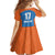 Netherlands Field Hockey Custom Kid Short Sleeve Dress Sporty Style