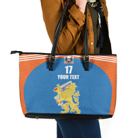 Netherlands Field Hockey Custom Leather Tote Bag Sporty Style